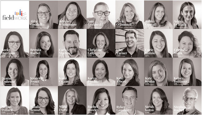 Images of Fieldwork staff members.