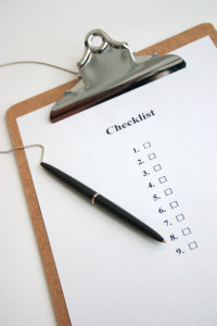criteria checklist