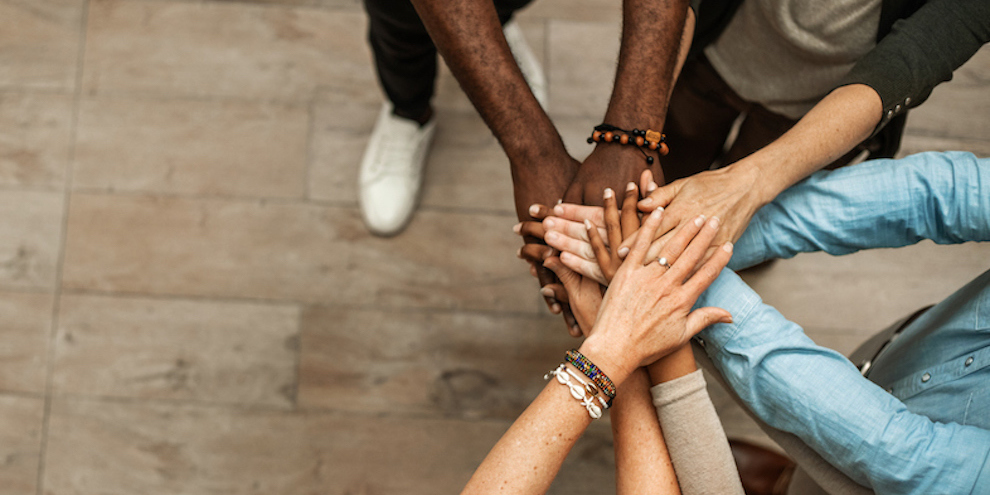 A collaborative team.