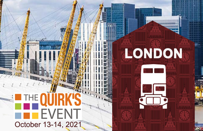 The Quirk's Event London Presentations