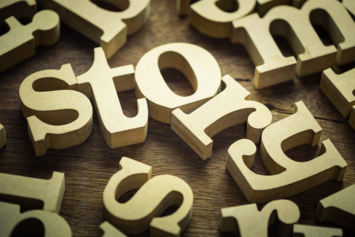 letters spelling story 