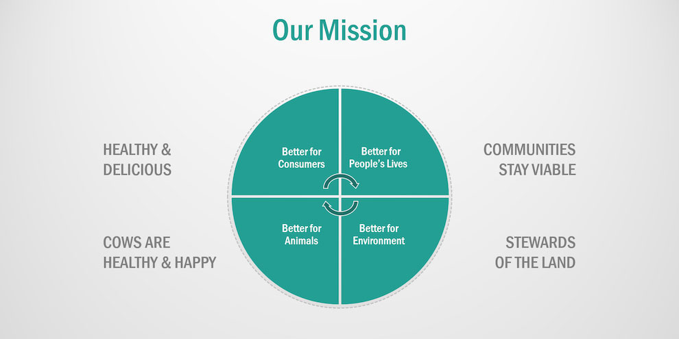 Our Mission graph.