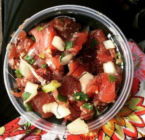Poké – a raw seafood salad