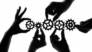 working together, connection and collaboration