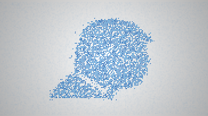 tweets make closeup of human silhouette 
