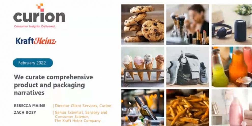 Curion and Kraft Heniz joint webinar opening slide.