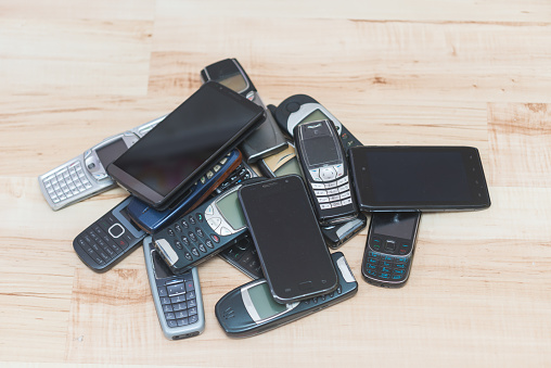 variety of mobile phones