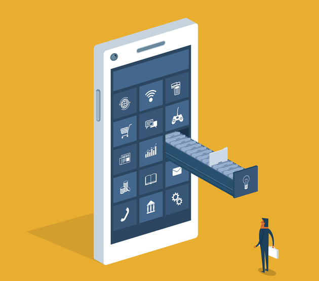 cell phone storage data