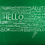 Hello Word Cloud in Speech Bubble