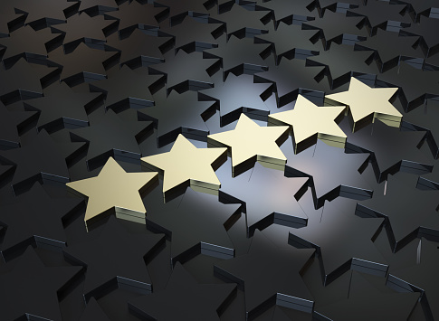 rating using gold stars